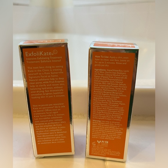 NWT Kate Somerville ExfoliKate Bundle of Two Sealed & Boxed - Picture 6 of 6